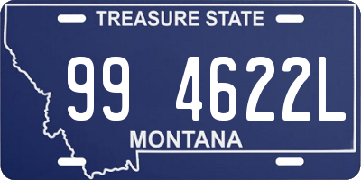 MT license plate 994622L