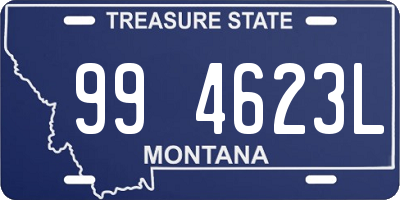 MT license plate 994623L