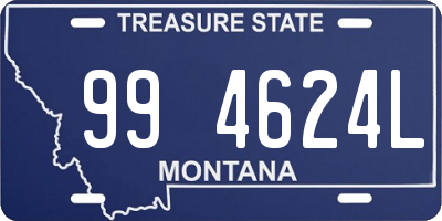 MT license plate 994624L