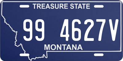 MT license plate 994627V