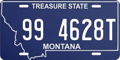 MT license plate 994628T