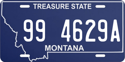 MT license plate 994629A