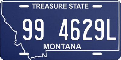 MT license plate 994629L