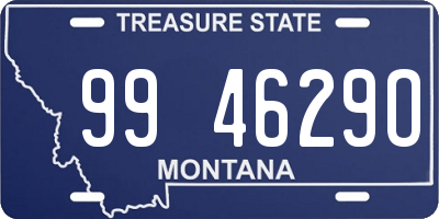 MT license plate 994629O