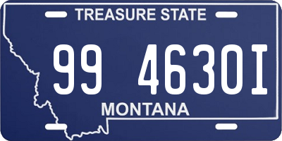 MT license plate 994630I