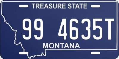 MT license plate 994635T