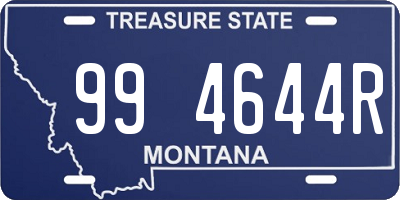 MT license plate 994644R