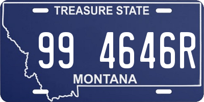 MT license plate 994646R