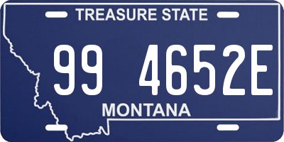 MT license plate 994652E