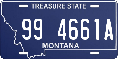 MT license plate 994661A