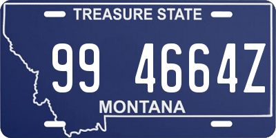 MT license plate 994664Z