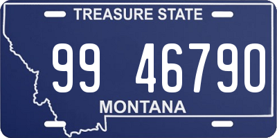 MT license plate 994679O