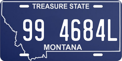 MT license plate 994684L