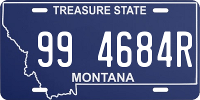 MT license plate 994684R