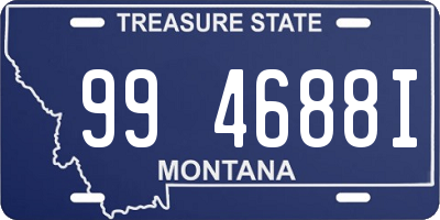 MT license plate 994688I