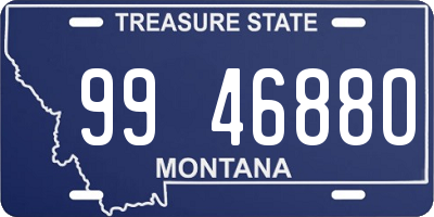 MT license plate 994688O