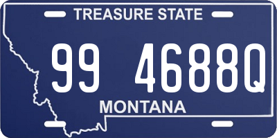 MT license plate 994688Q