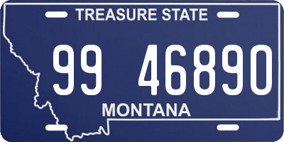 MT license plate 994689O