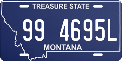 MT license plate 994695L