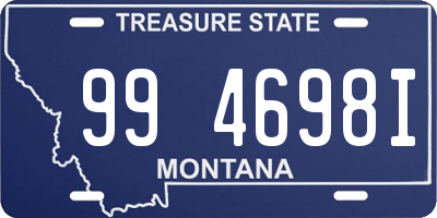 MT license plate 994698I