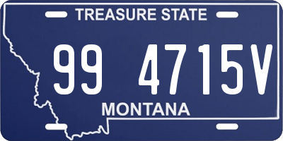 MT license plate 994715V