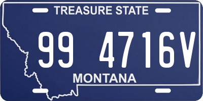 MT license plate 994716V