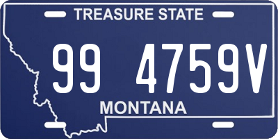 MT license plate 994759V