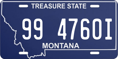 MT license plate 994760I