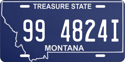 MT license plate 994824I