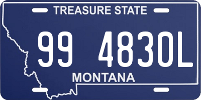 MT license plate 994830L