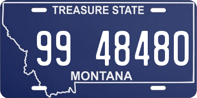 MT license plate 994848O