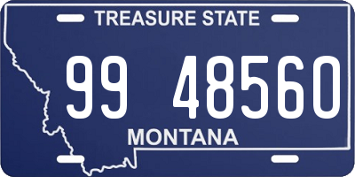 MT license plate 994856O