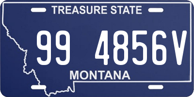 MT license plate 994856V