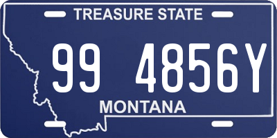 MT license plate 994856Y