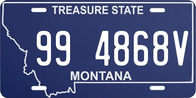 MT license plate 994868V