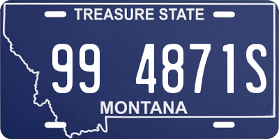 MT license plate 994871S