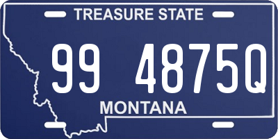 MT license plate 994875Q