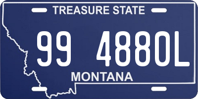 MT license plate 994880L