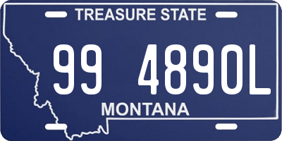 MT license plate 994890L