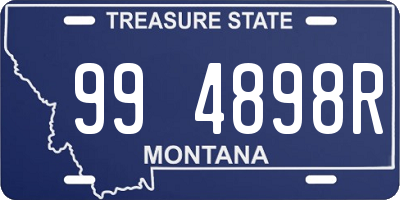 MT license plate 994898R