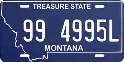 MT license plate 994995L