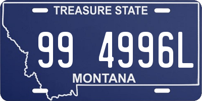 MT license plate 994996L