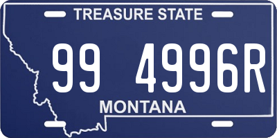 MT license plate 994996R