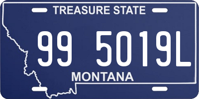 MT license plate 995019L