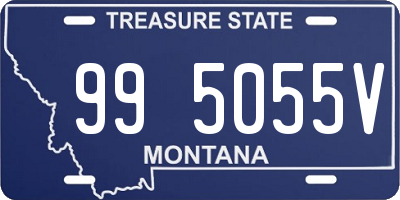 MT license plate 995055V