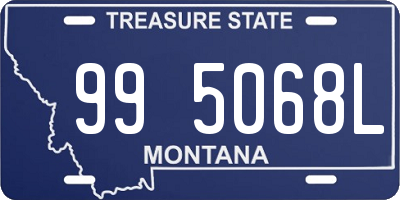 MT license plate 995068L