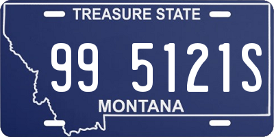 MT license plate 995121S