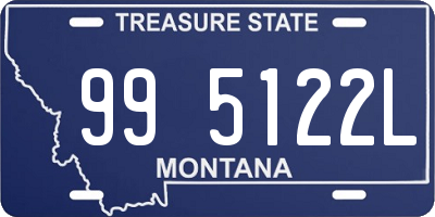 MT license plate 995122L