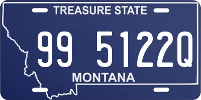 MT license plate 995122Q