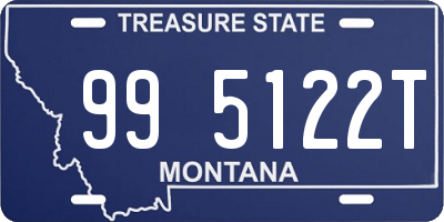 MT license plate 995122T